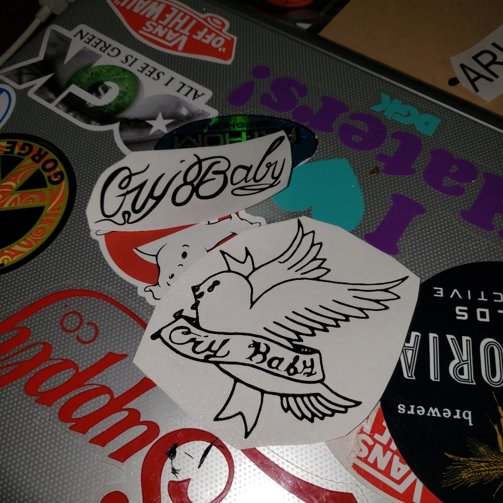 2 lol peep sticker decals
